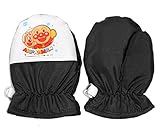 アンパンマン 笛が鳴る!キッズ用ミトン手袋 3歳児 9510 (Aブラック)