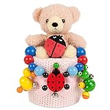 グランパパ ギフトセット おもちゃケーキ ご出産祝い くまちゃんとテントウムシのケーキ