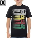 DC ディーシーシューズ ユース TシャツCARLIN BIG YOUTH TEEブラック ラスタNO14 ユースM