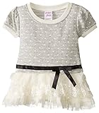 Blueberi Boulevard Baby Girls' Sweater Set Cream 18 Months [並行輸入品]