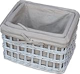セットの2 Provence Open WeaveウィッカーWorkバスケット