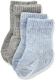 ベビーストーリー 新生児ルーズソックス2足組 サックス 7cm ~ 9cm 6007