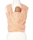 Woven Wrap Baby Carrier for Infants and Toddlers (Mandarin Honeycomb) by Hip Baby Wrap