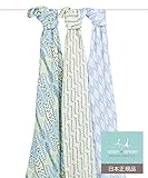 aden + anais (エイデンアンドアネイ) 【日本正規品】バンブーおくるみ 3枚セット -wild one 3pack - 9210