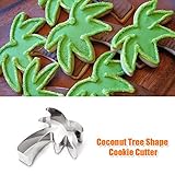 私の家族 ココナッツ ツリー形状ステンレス クッキー カッター ケーキ焼く型