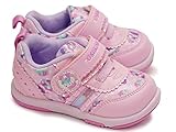 [オシュコシュ] OSHKOSH B382 子供スニーカー ベビーシューズ マジック式 軽量 フリル ピンク 13.0cm