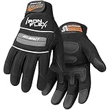 Steiner 0962-S Ironflex Work Gloves, Deluxe Synthetic Leather Black Spandex, Small by Steiner