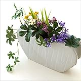 花瓶 一輪挿し おしゃれ 花器 和風 瀬戸焼 和陶器ベース ホワイトハート [mkn1921]