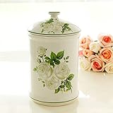 ホワイトローズトイレポット サニタリーポット サニタリーボックス ロイヤルアーデン ゴミ箱 陶器