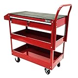 Excel TC301C-Red 36-Inch Steel Tool Cart Red [並行輸入品]
