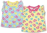 (キャンディヘブン)candy heaven 【candy heaven】 キャンディヘブン 総柄 リボン付 フレンチ 袖フリル Tシャツ 100cm/110cm/120cm 110 サックス