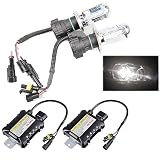 1セット55WキセノンHIDキットキセノン電球ランプデジタルバラスト車のヘッドライトDC 12V H4 5000K