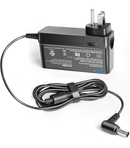 LJO-EEIH 12V 5A Power Cord For AOC Monitors - 60W Replacement AC Adapter For 16-27" Screens