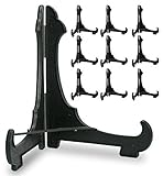 Black Plastic Economy Easels With Locking Bar 7 Inch (Pack of 10) [並行輸入品]