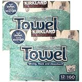 カークランド キッチンペーパータオル 160シート/12ロール ×2袋