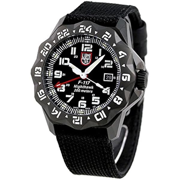 Amazon.co.jp: Luminox F-117 ナイトホークウォッチ - 6441, ブラック