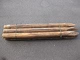 丸杭(焼色）お買い得６本組　直径7.5パイ＊長１２０ｃｍ