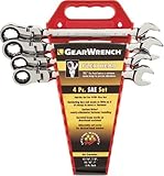 GearWrench 9703 4 Piece Flex-Head Ratcheting Wrench Completer Set SAE [並行輸入品]