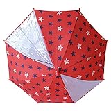 【オールシーズン】 POSTAR(ポスター) 星柄アンブレラ (親骨の長さ50cm/RED) NO.P-6611-13