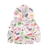 (ボッパル) BHODPER キッズ 春夏 長袖ラッシュガード ジップアップパーカー 紫外線カット 日焼け止め服 超軽量 薄手素材 ボーイズ ガールズ アウトドア キッズアウター フード付き 海 プー
