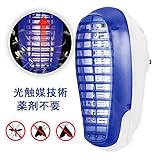 PEYNE 電撃殺虫器 電撃殺虫灯 uv光源吸引式殺虫器 蚊取り器＆照明両用 虫除け 殺虫器 オーム電機 電気 ショック ミニ誘虫灯 静音 省エネ 赤ちゃんやペットにも安心 誘虫灯 蚊 殺虫 対策 屋