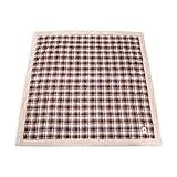 チェック柄こたつ布団セット！【カジュアルホワイトこたつ2点セット（正方形・70cm幅）】Bセット