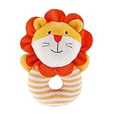 動物人形かわいい動物形状ソフトコットンリングベルおもちゃベビーRattle for Kids Infant Newborns
