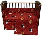 College Covers Florida State Seminoles 5ピースベビーベッドセット