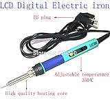 ROOH-EU Plug CXG 936d led temperature Adjustable electric soldering iron 220V 60W Internal heating S