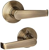 Elan Antique Brass Hall and Closet Lever - F10 ELA 609 [並行輸入品]