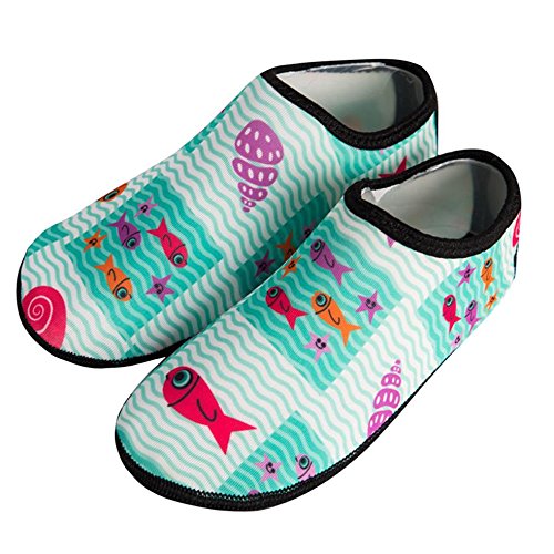 (M, Purple)- . Non-Slip Shoes for Kid,Simayixx Shoes Kids Toddlers Boys Girls Aqua Socks Barefoot For Beach Pool Lawn Swimming Walking Soft (M, Purple)の表紙
