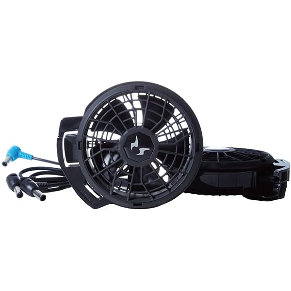 24V PREMIUM HIGH POWER FAN 2個セット 空調風神服 ファンセット(ななめタイプ)+24Vバッテリーセット RD9410PH