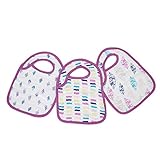 エイデンアンドアネイ よだれかけ スナップビブ 3枚セット ウィンク（7116） スタイ ベビー ADEN+ANAIS [並行輸入品]