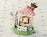 便利な万年カレンダー定番ギフト 丸和貿易 ノーティーエブリデイカレンダー ウサギ 400671501