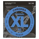ダダリオ D'Addario ECG25 フラットワウンド エレキギター弦×3セット