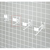 Amazon.co.jp: 【10本】ネット用2段フック(直径6mm) 白 L10cm ※カード