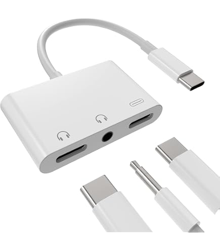 Amazon.co.jp: USB Cイヤホンジャック 変換3.5mmヘッドフォンアダプタ