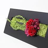 A plus floral art 母の日 ギフト フレームアレンジ ハートフルガーデン ブラック プリザーブドフラワー 2017 プレゼント 壁掛け インテリア グリーン ローズ
