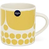 [ アラビア ] Arabia マグカップ スンヌンタイ 350mL Sunnuntai Mug 1028189 / 6411801006414 食器 磁器 Yellow/White おしゃれ 北欧 キッチン [並行輸入品]