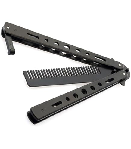 Amazon.co.jp: バタフライナイフ型コーム クールなクシ : ホーム＆キッチン