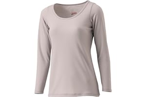 [MIZUNO] 発熱素材インナーブレスサーモアンダーウエア 薄手 for Daily ラウンドネック9分袖シャツ C2JAA811レディース