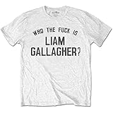 リアム ギャラガー Tシャツ Liam Gallagher Who the Fuck… 正規品 ロックTシャツ 関連 (L)