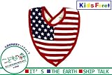 Kids Foret (キッズフォーレ) スター＆ストライプ星条旗三角スタイ B55834