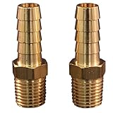 ミルトン602 1 / 4 MNPT 3 / 8 IDホースエンド継手 – ボックスof 10 By Milton Industries