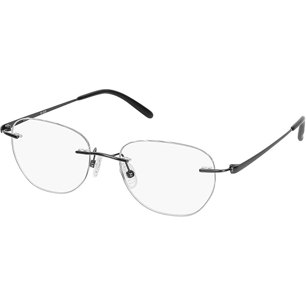 Amazon.co.jp: [MIDI ミディ] リムレス老眼鏡遠近両用 縁なし 遠近両用