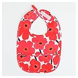 marimekko Mini Unikko/BIB スタイ 75（001）【64770】レッド【1枚】ビブ マリメッコ ミニウニッコ