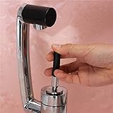 Kungfu Mall 蛇口 シングルハンドル 混合栓 耐久性 節水 浄水器 バスルーム用 回転可能
