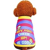 Karchi ペット服 可愛い子犬服 ドッグウェア 運動風 Tシャツ コスプレ 通気性メッシュ 仮装 人気 おしゃれ 小型犬 子犬春夏服 散歩 お出かけ アウトドア わんちゃん衣装 (M, ブルー)