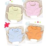 JIOLK よだれかけ かわいい 赤ちゃん 食事 エプロン 天使の翼 スナップ スタイ ベビー ビブ ビブ ベビー コットン 調整可能 新生児 柔らかい 出産のお祝いギフト