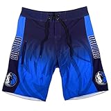 KLEW NBA Dallas Mavericksグラデーションボードショーツ 3L ブルー